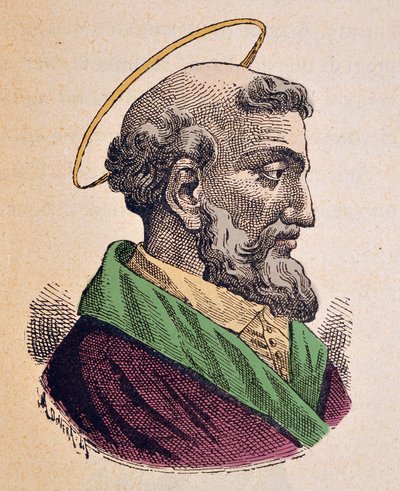 Ritratto di Papa Igino (136/138-142) da Italian School
