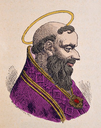 Ritratto di Papa Innocenzo I (401-417) da Italian School