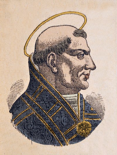 Ritratto di Papa Giovanni II (533-535) da Italian School