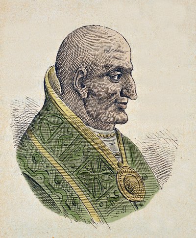 Ritratto di Papa Giovanni VII (705-707) da Italian School