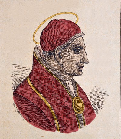 Ritratto di Papa Giovanni VI (701-705) da Italian School