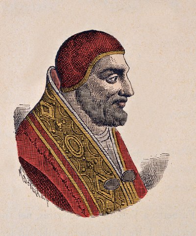 Ritratto di Papa Giovanni XIX (1024-1032) da Italian School