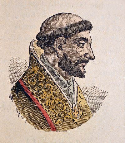 Ritratto di Papa Giovanni XI (Giovanni, Ioannes) (931-935) da Italian School