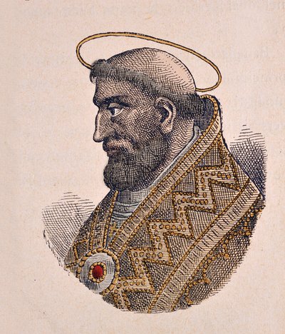 Ritratto di Papa Leone II (682-683) da Italian School