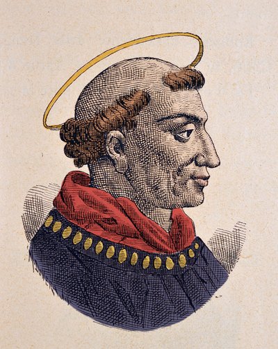 Ritratto di Papa Leone IV (847-855) da Italian School