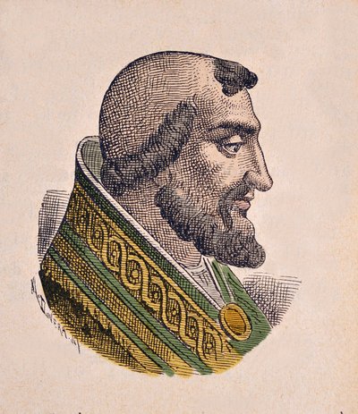 Ritratto di Papa Leone IX (1049-1054) da Italian School