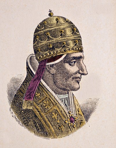 Ritratto di Papa Leone VII (936-939) da Italian School