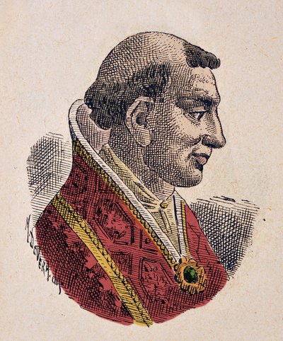 Ritratto di Papa Leone VI (928-929) da Italian School