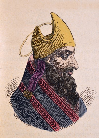 Ritratto di Papa Liberio (352-366) da Italian School