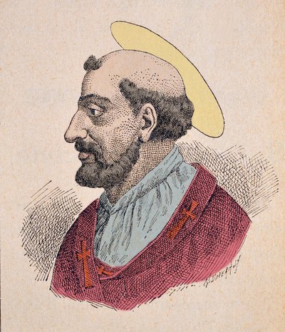 Ritratto di Papa Lino (67-76) da Italian School