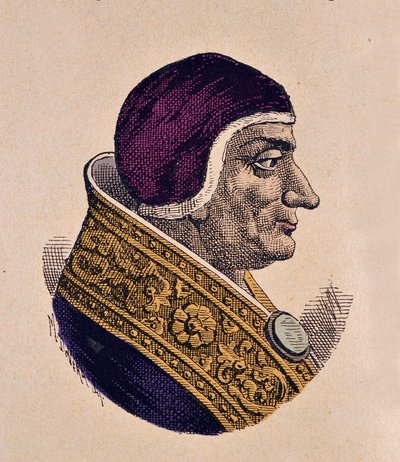 Ritratto di Papa Lucio II (1144-1145) da Italian School