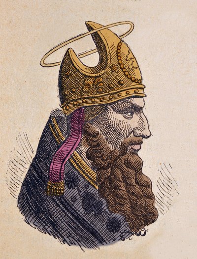 Ritratto di Papa Marco (Mark o Marcus o Marco) (335-336) da Italian School