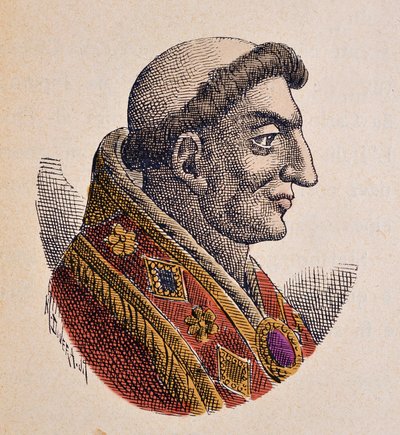 Ritratto di Papa Marino I (882-884) da Italian School