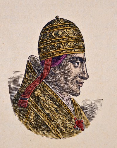 Ritratto di Papa Niccolò II (1058-1061) da Italian School