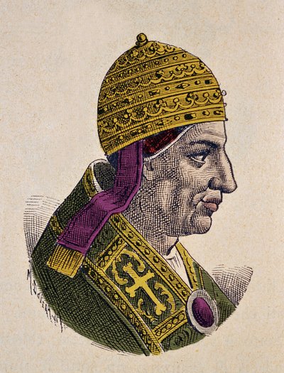 Ritratto di Papa Nicola I il Grande (858-867) da Italian School