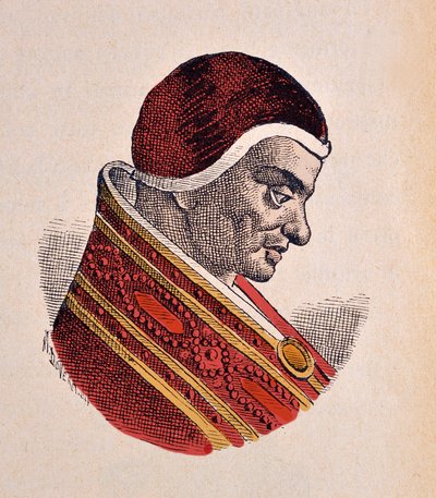 Ritratto di Papa Pasquale II (1099-1118) da Italian School