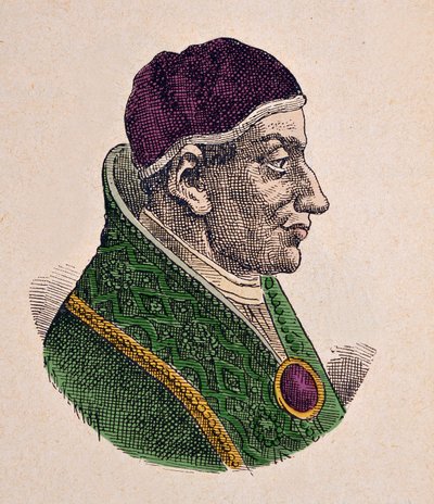 Ritratto di Papa Pasquale I da Italian School