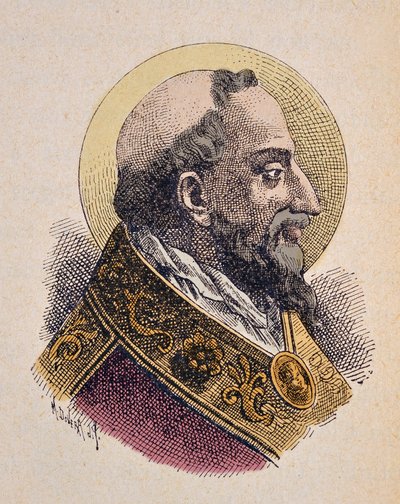 Ritratto di Papa Clemente I (88-97) da Italian School