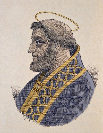 Ritratto di Papa Sergio I (687-701) da Italian School