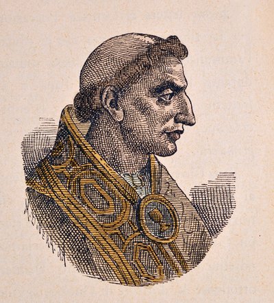 Ritratto di Papa Severino (638-640) da Italian School