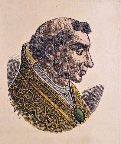 Ritratto di Papa Teodoro II (897) da Italian School