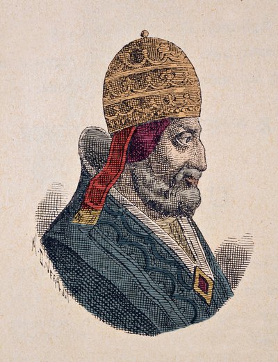 Ritratto di Papa Urbano III (1185-1187) da Italian School