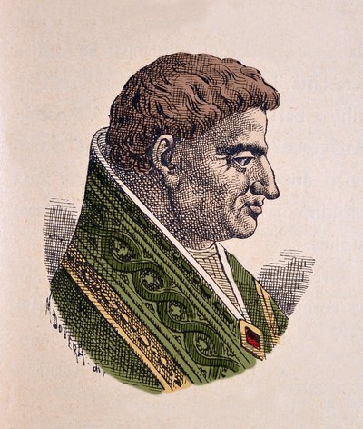 Ritratto di Papa Vittore II (1086-1087) da Italian School
