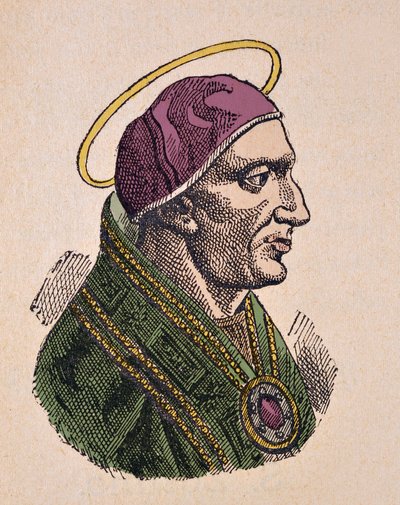 Ritratto di Papa Zosimo (417-418) da Italian School