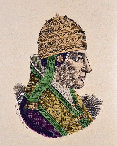 Ritratto di Papa Celestino V (1294) da Italian School