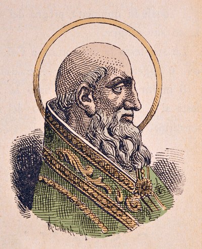 Ritratto di Papa Stefano I da Italian School