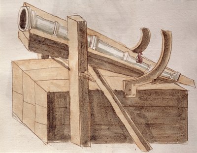 Progetto per un cannone, illustrazione da 
