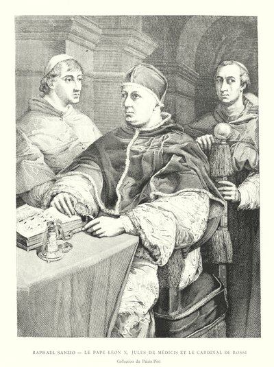 Raffaello Sanzio, Papa Leone X, Giulio de