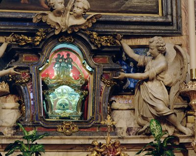 Reliquia del cranio di San Luigi Gonzaga situata nell