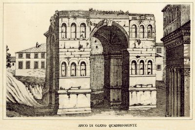 Roma: Arco di Giano Quadrifronte da Italian School