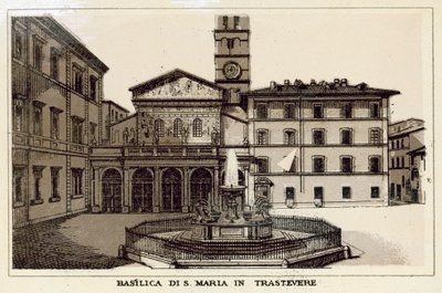 Roma: Basilica di Santa Maria in Trastevere da Italian School