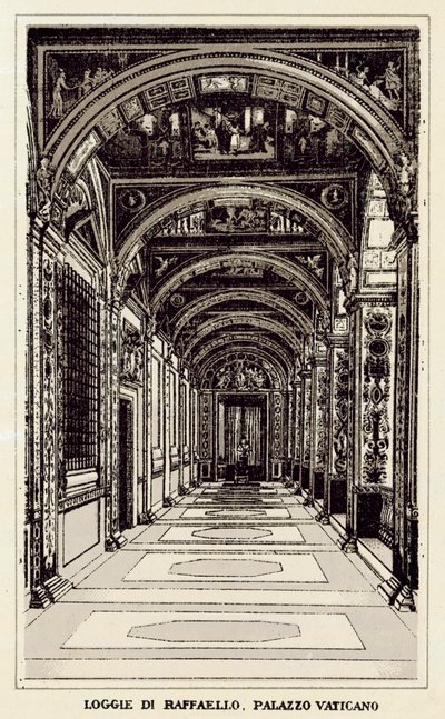 Roma: Logge di Raffaello, Palazzo Vaticano da Italian School