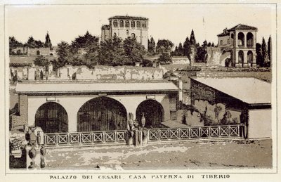 Roma: Palazzo dei Cesari, Casa paterna di Tiberio da Italian School