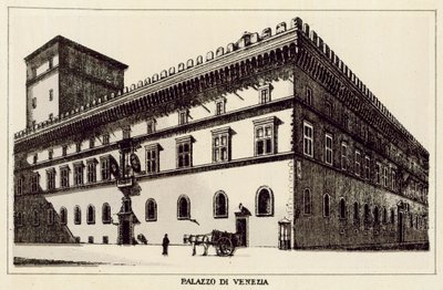 Roma: Palazzo di Venezia da Italian School