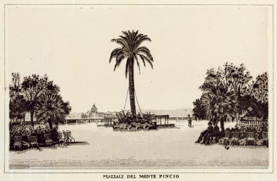 Roma: Piazzale del Monte Pincio da Italian School
