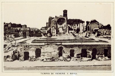 Roma: Tempio di Venere e Roma da Italian School