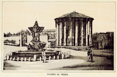 Roma: Tempio di Vesta da Italian School
