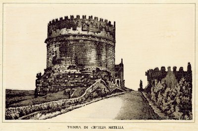 Roma: Tomba di Cecilia Metella da Italian School