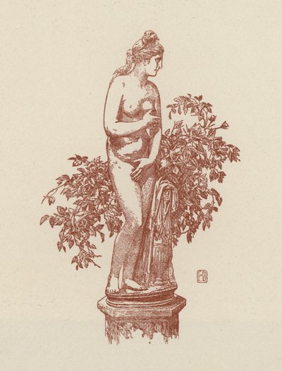 Roma, Venere Capitolina (litho) da Italian School