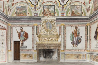 Sala di Giove e Mercurio: Marte e Minerva da Italian School