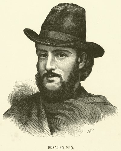 Rosalino Pilo (incisione) da Italian School