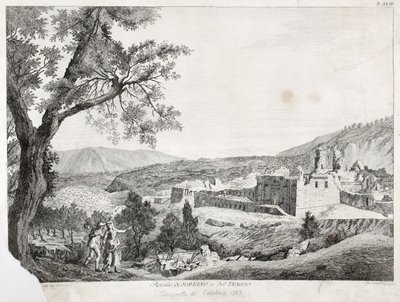 Rovine di Soriano Calabro e il Tempio, Calabria, 1783 da Italian School
