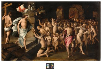 Sagrestia, Cristo scende nel limbo, Sconosciuto XVI secolo da Italian School