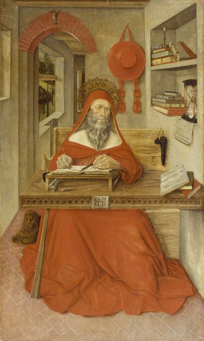 San Girolamo nel suo studio da Italian School