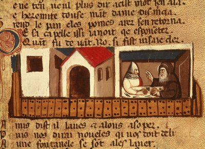Cercando asilo in un convento, dal Codex Entree d