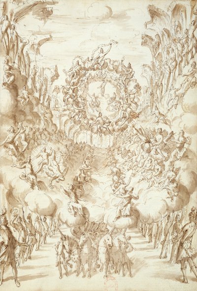 Scenografia per opere al teatro San Salvatore di Venezia da Italian School